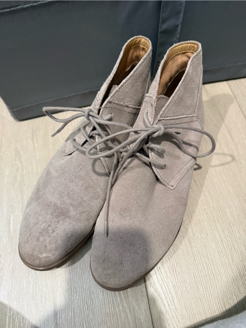 Franco Sarto Suede Lace Up Booties